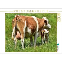 CALVENDO Puzzle Junge Kälber weichen nur sehr selten von der Seite ihrer Mutter. 2000 Teile Lege-Größe 90x67cm Foto-Puzzle für glückliche Stunden CALVENDO Puzzle Junge Kälber weichen nur sehr selten von der Seite ihrer Mutter. 2000 Teile Lege-Größe 90x67cm Foto-Puzzle für glückliche Stunden von Calvendo Puzzle