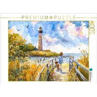 CALVENDO Puzzle Kind mit Hunde am Steg zum Leuchtturm 1000 Teile Lege-Größe 64x48cm Foto-Puzzle für glückliche Stunden CALVENDO Puzzle Kind mit Hunde am Steg zum Leuchtturm 1000 Teile Lege-Größe 64x48cm Foto-Puzzle für glückliche Stunden von Calvendo Puzzle