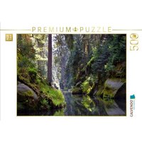 CALVENDO Puzzle Kirnitzschtal im Elbsandsteingebirge 500 Teile Lege-Größe 48 × 36 cm Foto-Puzzle für Erwachsene CALVENDO Puzzle Kirnitzschtal im Elbsandsteingebirge 500 Teile Lege-Größe 48 × 36 cm Foto-Puzzle für Erwachsene von Calvendo Puzzle