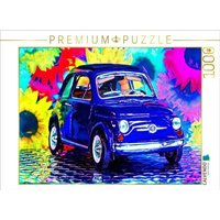 CALVENDO Puzzle Knuffig, aber für große Menschen zu eng: der italienische Fiat 500 der ersten Generation. 1000 Teile Lege-Größe 64x48cm Foto-Puzzle CALVENDO Puzzle Knuffig, aber für große Menschen zu eng: der italienische Fiat 500 der ersten Generation. 1000 Teile Lege-Größe 64x48cm Foto-Puzzle von Calvendo Puzzle