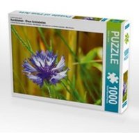 CALVENDO Puzzle Kornblumen - Blaue Schönheiten 1000 Teile Lege-Größe 64 x 48 cm Foto-Puzzle Bild von Sabine Löwer von Calvendo