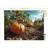 CALVENDO Puzzle Kürbis im Gartenbeet bei Sonnenschein 1000 Teile Lege-Größe 64x48cm Foto-Puzzle für glückliche Stunden CALVENDO Puzzle Kürbis im Gartenbeet bei Sonnenschein 1000 Teile Lege-Größe 64x48cm Foto-Puzzle für glückliche Stunden von Calvendo Puzzle