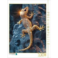 CALVENDO Puzzle Lebendige Juwelen der Natur - Goldene Echse 1000 Teile Lege-Größe 64x48cm Foto-Puzzle für glückliche Stunden CALVENDO Puzzle Lebendige Juwelen der Natur - Goldene Echse 1000 Teile Lege-Größe 64x48cm Foto-Puzzle für glückliche Stunden von Calvendo Puzzle