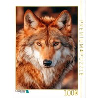 CALVENDO Puzzle Mexikanischer Wolf mit intensivem Blick in warmem Licht 1000 Teile Lege-Größe 64x48cm Foto-Puzzle für glückliche Stunden CALVENDO Puzzle Mexikanischer Wolf mit intensivem Blick in warmem Licht 1000 Teile Lege-Größe 64x48cm Foto-Puzzle für glückliche Stunden von Calvendo Puzzle