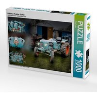 CALVENDO Puzzle Oldtimer Traktor Eicher | 1000 Teile Lege-Größe 64x48cm Foto-Puzzle für glückliche Stunden von Calvendo Puzzle