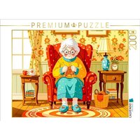 CALVENDO Puzzle Oma strickt zufrieden im bequemen Sessel zu Hause 2000 Teile Lege-Größe 90x67cm Foto-Puzzle für glückliche Stunden CALVENDO Puzzle Oma strickt zufrieden im bequemen Sessel zu Hause 2000 Teile Lege-Größe 90x67cm Foto-Puzzle für glückliche Stunden von Calvendo Puzzle