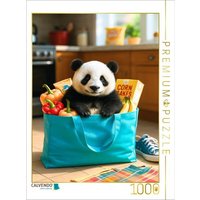 CALVENDO Puzzle Panda in Einkaufstasche 1000 Teile Lege-Größe 64x48cm Foto-Puzzle für glückliche Stunden CALVENDO Puzzle Panda in Einkaufstasche 1000 Teile Lege-Größe 64x48cm Foto-Puzzle für glückliche Stunden von Calvendo Puzzle