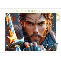 CALVENDO Puzzle Prinz im Bann des magischen Schwertes 1000 Teile Lege-Größe 64x48cm Foto-Puzzle für glückliche Stunden CALVENDO Puzzle Prinz im Bann des magischen Schwertes 1000 Teile Lege-Größe 64x48cm Foto-Puzzle für glückliche Stunden von Calvendo Puzzle