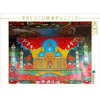 CALVENDO Puzzle Rikschamalerei | 1000 Teile Lege-Größe 64x48cm Foto-Puzzle für glückliche Stunden von Calvendo Puzzle