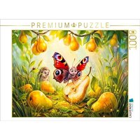 CALVENDO Puzzle Schmetterling trinkt Birnensaft neben Igel 1000 Teile Lege-Größe 64x48cm Foto-Puzzle für glückliche Stunden CALVENDO Puzzle Schmetterling trinkt Birnensaft neben Igel 1000 Teile Lege-Größe 64x48cm Foto-Puzzle für glückliche Stunden von Calvendo Puzzle