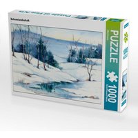 CALVENDO Puzzle Schneelandschaft 1000 Teile Lege-Größe 64 x 48 cm Foto-Puzzle Bild von Jitka Krause von Calvendo