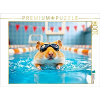 CALVENDO Puzzle Schwimm-Hamster - tierischer Puzzlespaß mit KI-Zauber 1000 Teile Lege-Größe 64x48cm Foto-Puzzle für glückliche Stunden CALVENDO Puzzle Schwimm-Hamster - tierischer Puzzlespaß mit KI-Zauber 1000 Teile Lege-Größe 64x48cm Foto-Puzzle für glückliche Stunden von Calvendo Puzzle