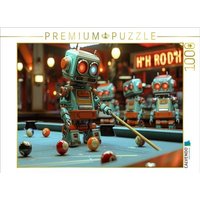 CALVENDO Puzzle Seltsame Spiele spielen die Menschen - Roboter Billard 1000 Teile Lege-Größe 64x48cm Foto-Puzzle für glückliche Stunden CALVENDO Puzzle Seltsame Spiele spielen die Menschen - Roboter Billard 1000 Teile Lege-Größe 64x48cm Foto-Puzzle für glückliche Stunden von Calvendo Puzzle
