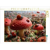 CALVENDO Puzzle Stadtleben auf Fliegenpilzen 1000 Teile Lege-Größe 64x48cm Foto-Puzzle für glückliche Stunden CALVENDO Puzzle Stadtleben auf Fliegenpilzen 1000 Teile Lege-Größe 64x48cm Foto-Puzzle für glückliche Stunden von Calvendo Puzzle