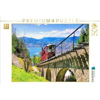 CALVENDO Puzzle Standseilbahn auf den Monte Brè 500 Teile Lege-Größe 48 × 36 cm Foto-Puzzle für Erwachsene CALVENDO Puzzle Standseilbahn auf den Monte Brè 500 Teile Lege-Größe 48 × 36 cm Foto-Puzzle für Erwachsene von Calvendo Puzzle