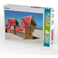CALVENDO Puzzle Strandkörbe 2000 Teile Lege-Größe 90 × 67 cm Foto-Puzzle für glückliche Stunden CALVENDO Puzzle Strandkörbe 2000 Teile Lege-Größe 90 × 67 cm Foto-Puzzle für glückliche Stunden von Calvendo Puzzle