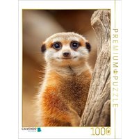 CALVENDO Puzzle Süßes Erdmännchen mit großen Augen im Portrait 1000 Teile Lege-Größe 64x48cm Foto-Puzzle für glückliche Stunden CALVENDO Puzzle Süßes Erdmännchen mit großen Augen im Portrait 1000 Teile Lege-Größe 64x48cm Foto-Puzzle für glückliche Stunden von Calvendo Puzzle
