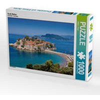 CALVENDO Puzzle Sveti Stefan 1000 Teile Lege-Größe 64 x 48 cm Foto-Puzzle Bild von Stefan L. Beyer von Calvendo Puzzle