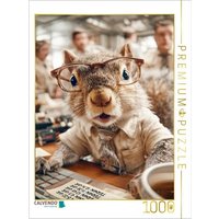 CALVENDO Puzzle Tierpuzzle mit Eichhörnchen im Büro - der Kollege der alles verplant und trotzdem sympathisch bleibt 1000 Teile Lege-Größe 64x48cm Foto-Puzzle für glückliche Stunden CALVENDO Puzzle Tierpuzzle mit Eichhörnchen im Büro - der Kollege der alles verplant und trotzdem sympathisch bleibt 1000 Teile Lege-Größe 64x48cm Foto-Puzzle für glückliche Stunden von Calvendo Puzzle