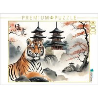 CALVENDO Puzzle Tiger - Stärke ohne Zorn 1000 Teile Lege-Größe 64x48cm Foto-Puzzle für glückliche Stunden CALVENDO Puzzle Tiger - Stärke ohne Zorn 1000 Teile Lege-Größe 64x48cm Foto-Puzzle für glückliche Stunden von Calvendo Puzzle
