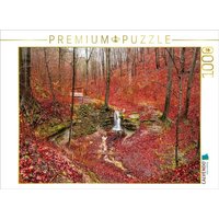 CALVENDO Puzzle Wasserfall am Burschenplatz | 1000 Teile Lege-Größe 64x48cm Foto-Puzzle für glückliche Stunden von Calvendo Puzzle