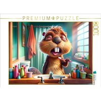 CALVENDO Puzzle Zähneputzen im Halbschlaf: Ein Morgenritual in Trance 1000 Teile Lege-Größe 64x48cm Foto-Puzzle für glückliche Stunden CALVENDO Puzzle Zähneputzen im Halbschlaf: Ein Morgenritual in Trance 1000 Teile Lege-Größe 64x48cm Foto-Puzzle für glückliche Stunden von Calvendo Puzzle