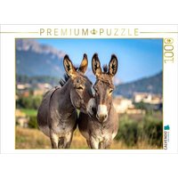CALVENDO Puzzle Zwei Eselfreunde 1000 Teile Lege-Größe 64x48cm Foto-Puzzle für glückliche Stunden CALVENDO Puzzle Zwei Eselfreunde 1000 Teile Lege-Größe 64x48cm Foto-Puzzle für glückliche Stunden von Calvendo Puzzle