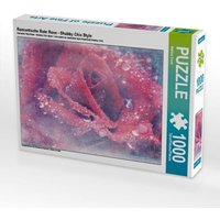 Romantische Rote Rose - Shabby Chic Style (Puzzle) von Calvendo Puzzle