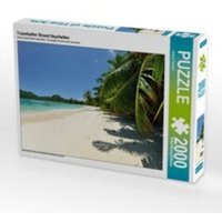 Traumhafter Strand Seychellen (Puzzle) von CALVENDO Verlag GmbH