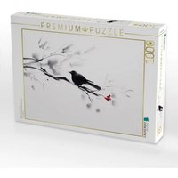 CALVENDO Puzzle Amsel und rote Blüten 1000 Teile Lege-Größe 64x48cm Foto-Puzzle für glückliche Stunden CALVENDO Puzzle Amsel und rote Blüten 1000 Teile Lege-Größe 64x48cm Foto-Puzzle für glückliche Stunden von Calvendo