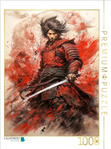 CALVENDO Puzzle Der siegreiche Samurai | 1000 Teile Lege-Größe 64 x 48 cm Foto-Puzzle für glückliche Stunden von CALVENDO