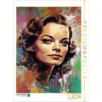 CALVENDO Puzzle Romy Schneider | 1000 Teile Lege-Größe 64x48cm Foto-Puzzle für glückliche Stunden von Calvendo