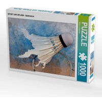 CALVENDO Puzzle SPORT trifft SPLASH - Badminton 1000 Teile Lege-Größe 64x48cm Foto-Puzzle für glückliche Stunden CALVENDO Puzzle SPORT trifft SPLASH - Badminton 1000 Teile Lege-Größe 64x48cm Foto-Puzzle für glückliche Stunden von Calvendo Puzzle