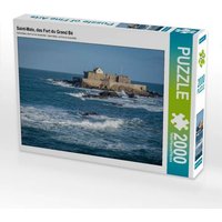 CALVENDO Puzzle Saint-Malo, das Fort du Grand Bé 2000 Teile Lege-Größe 90x67cm Foto-Puzzle für glückliche Stunden CALVENDO Puzzle Saint-Malo, das Fort du Grand Bé 2000 Teile Lege-Größe 90x67cm Foto-Puzzle für glückliche Stunden von Calvendo