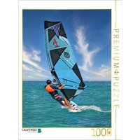 CALVENDO Puzzle Windsurfen - eins werden mit dem Board 1000 Teile Lege-Größe 64x48cm Foto-Puzzle für glückliche Stunden CALVENDO Puzzle Windsurfen - eins werden mit dem Board 1000 Teile Lege-Größe 64x48cm Foto-Puzzle für glückliche Stunden von Calvendo