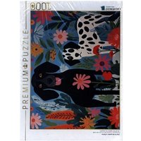 CALVENDO Puzzle Zwei Hunde spielen im Garten 1000 Teile Lege-Größe 64x48cm Foto-Puzzle für glückliche Stunden CALVENDO Puzzle Zwei Hunde spielen im Garten 1000 Teile Lege-Größe 64x48cm Foto-Puzzle für glückliche Stunden von Calvendo