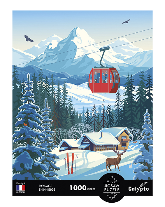 Calypto Illustration - Schneelandschaft 1000 Teile Puzzle Calypto-7201 Calypto Illustration - Schneelandschaft 1000 Teile Puzzle Calypto-7201 von Calypto