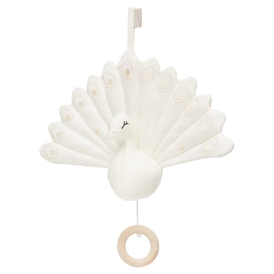 Cam Cam® COPENHAGEN Musik Mobile, Pfau - Creme Weiß von Cam Cam® COPENHAGEN