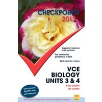 Cambridge Checkpoints Vce Biology Units 3 and 4 2013 von European Community