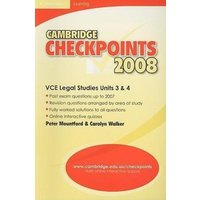 Cambridge Checkpoints Vce Legal Studies Units 3 and 4 2008 von European Community