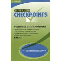 Cambridge Checkpoints Vce Standard General Maths von European Community
