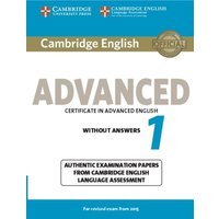 Cambridge English Advanced 1 for Revised Exam from 2015 Student's Book without Answers von Cambridge Academic