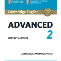 Cambridge English Advanced 2 Student's Book Without Answers von Cambridge Academic