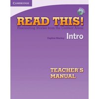 Read This! Intro Teacher's Manual with Audio CD von Cambridge-Hitachi