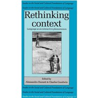 Rethinking Context von Cambridge University Press