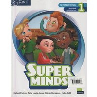 Super Minds Level 1 Workbook with Super Practice Book and Digital Pack British English von Cambridge-Hitachi