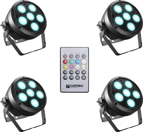 Cameo ROOT PAR 6 SET 1 LED-PAR-Scheinwerfer Anzahl LEDs (Details): 6 12W Schwarz von Cameo