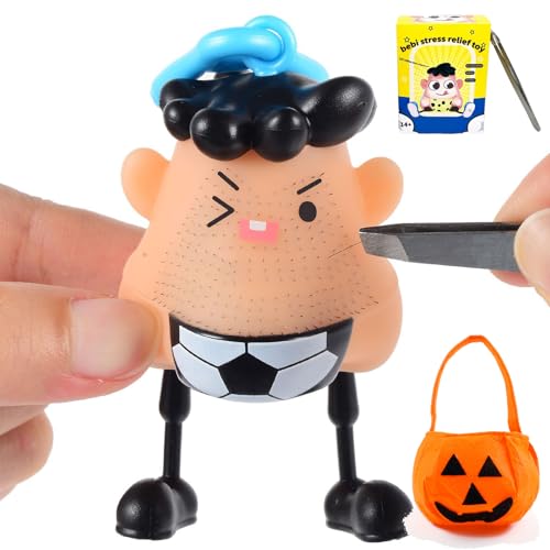 Mr Plucky Toy, Koozeys Hair Plucking Fidget Toy, Anti Stress Spielzeug Blackhead Finger Toy, Lustige Haut Zupfspielzeug Fidget Sensorisches Spielzeug mit Pinzette (Fische) von Camic