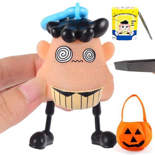 Mr Plucky Toy, Koozeys Hair Plucking Fidget Toy, Anti Stress Spielzeug Blackhead Finger Toy, Lustige Haut Zupfspielzeug Fidget Sensorisches Spielzeug mit Pinzette (Löwe) von Camic