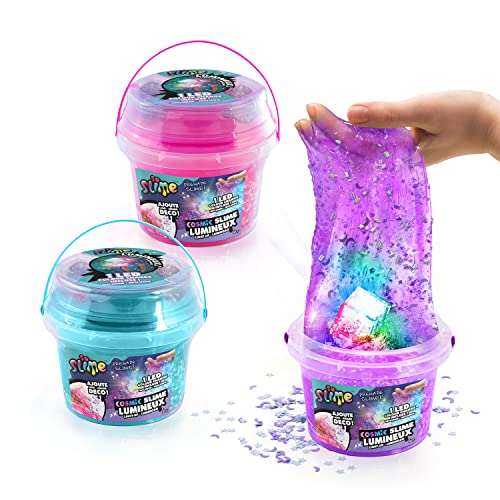 Canal Toys Cosmic Slime – 350g Schleim mit LED-Licht und Dekoration – Bunter Kosmetikschleim für Kinder – SSC 217 Mehrfarbig Canal Toys Cosmic Slime – 350g Schleim mit LED-Licht und Dekoration – Bunter Kosmetikschleim für Kinder – SSC 217 Mehrfarbig von Canal Toys